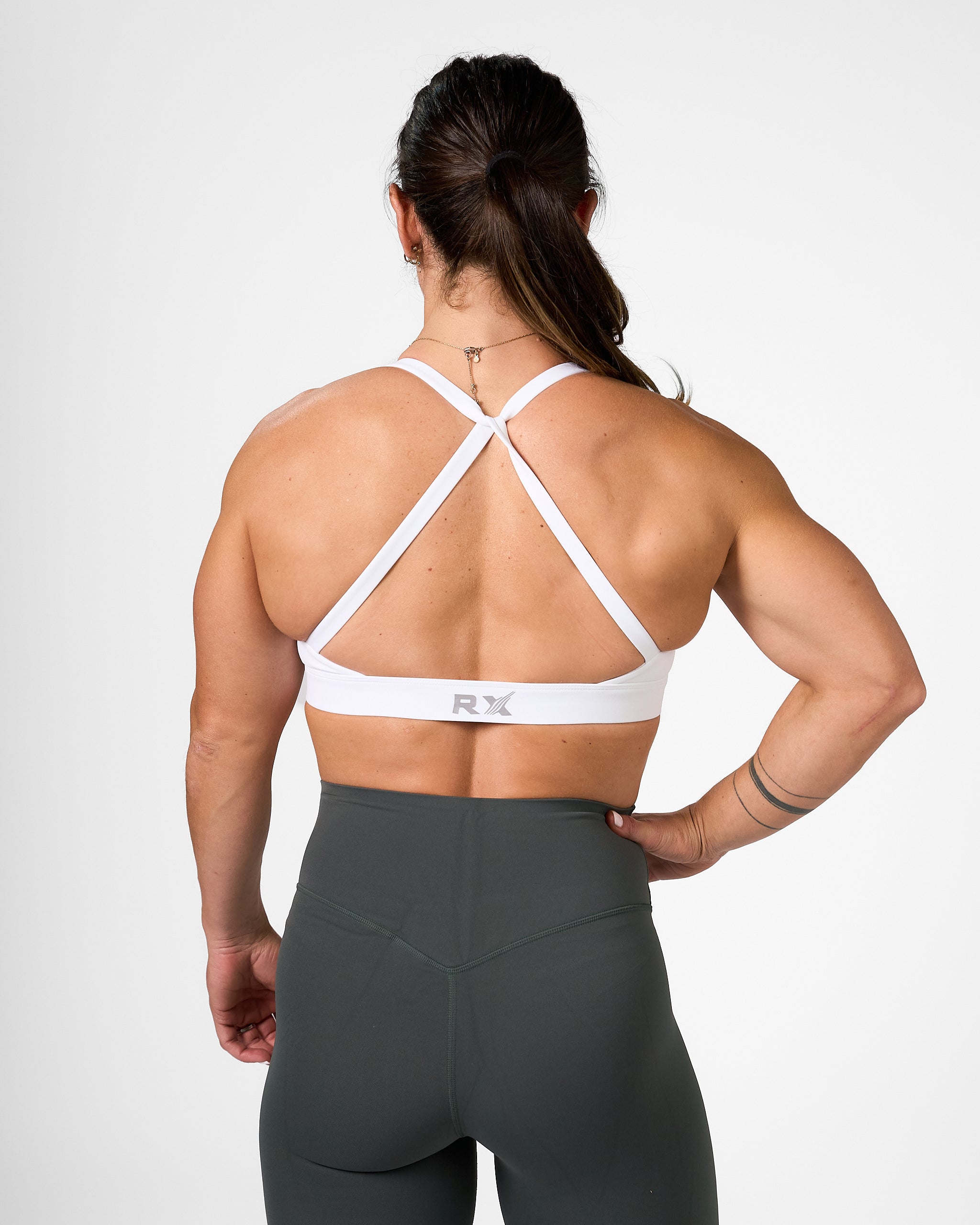 Isabel Sport Bra White-4