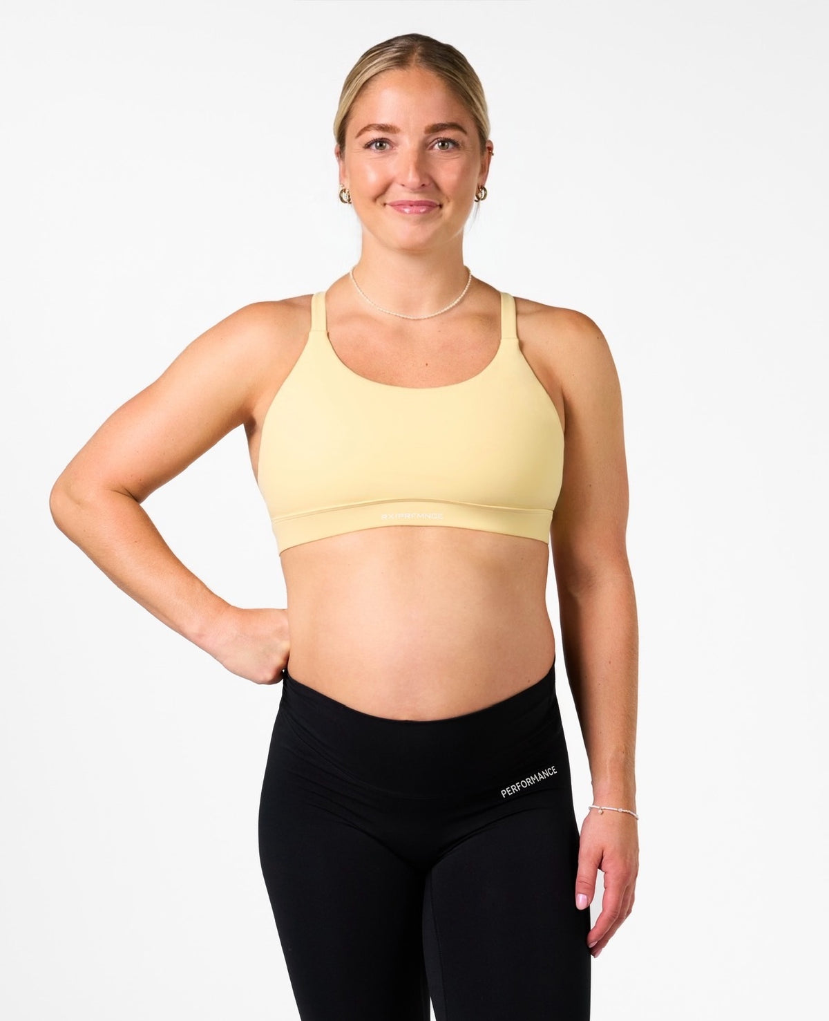 Isabel Sport Bra Soft Lemon-1