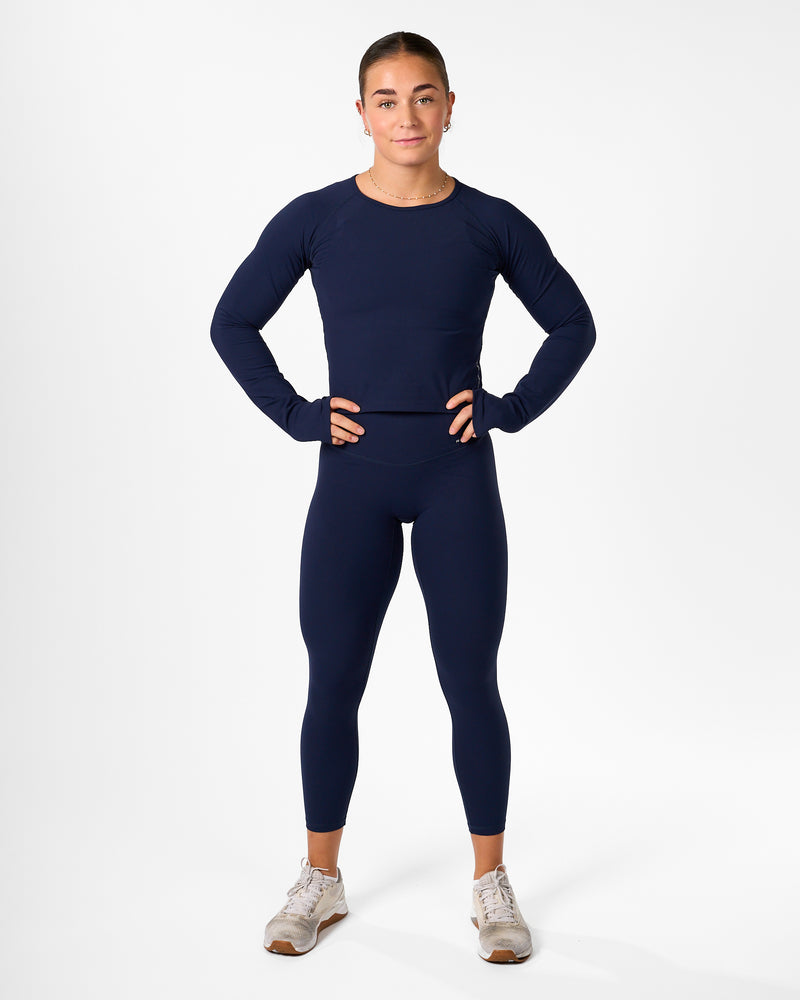 Top Diane Manga Larga Blanco