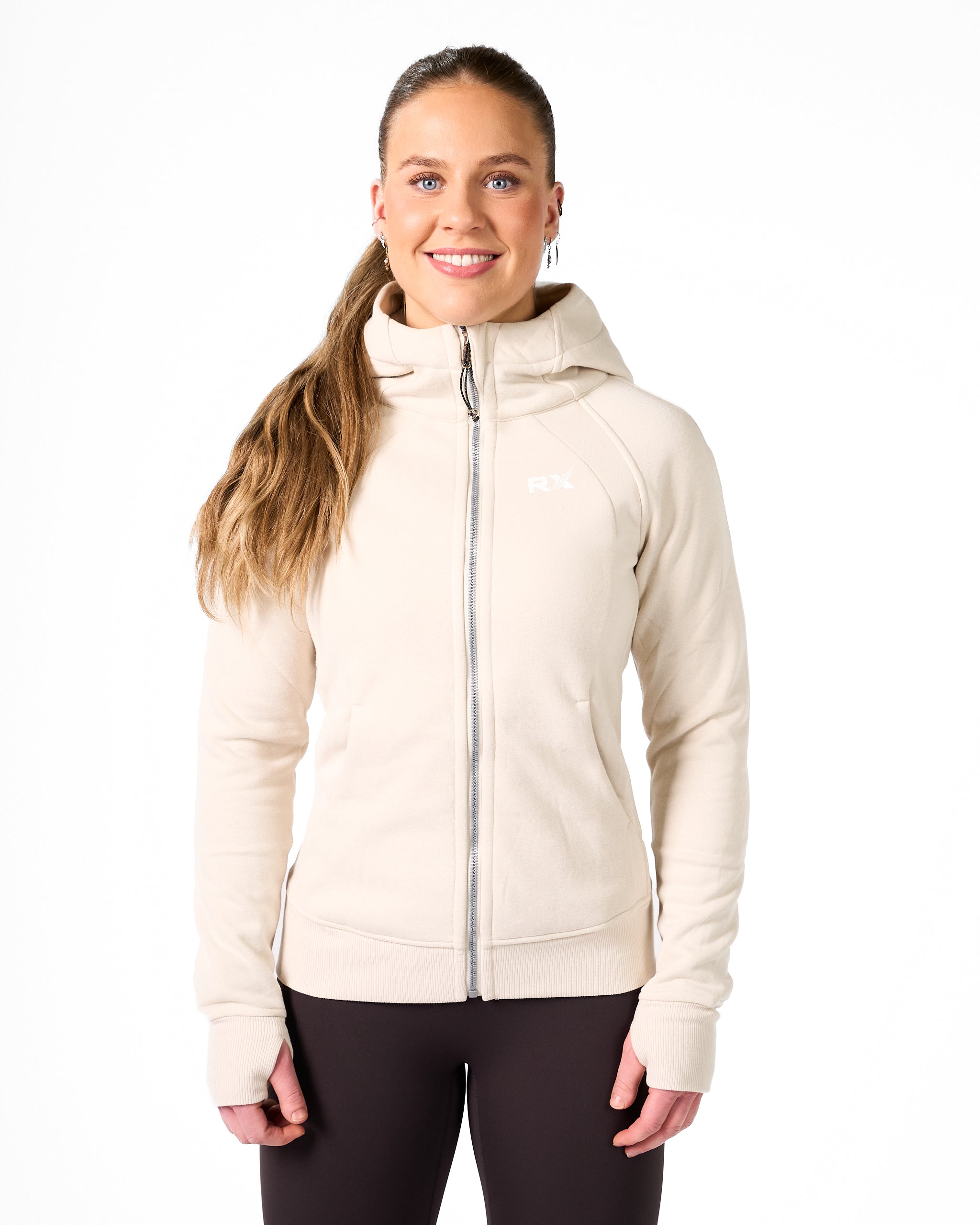 Karen Zip Hoodie Off White