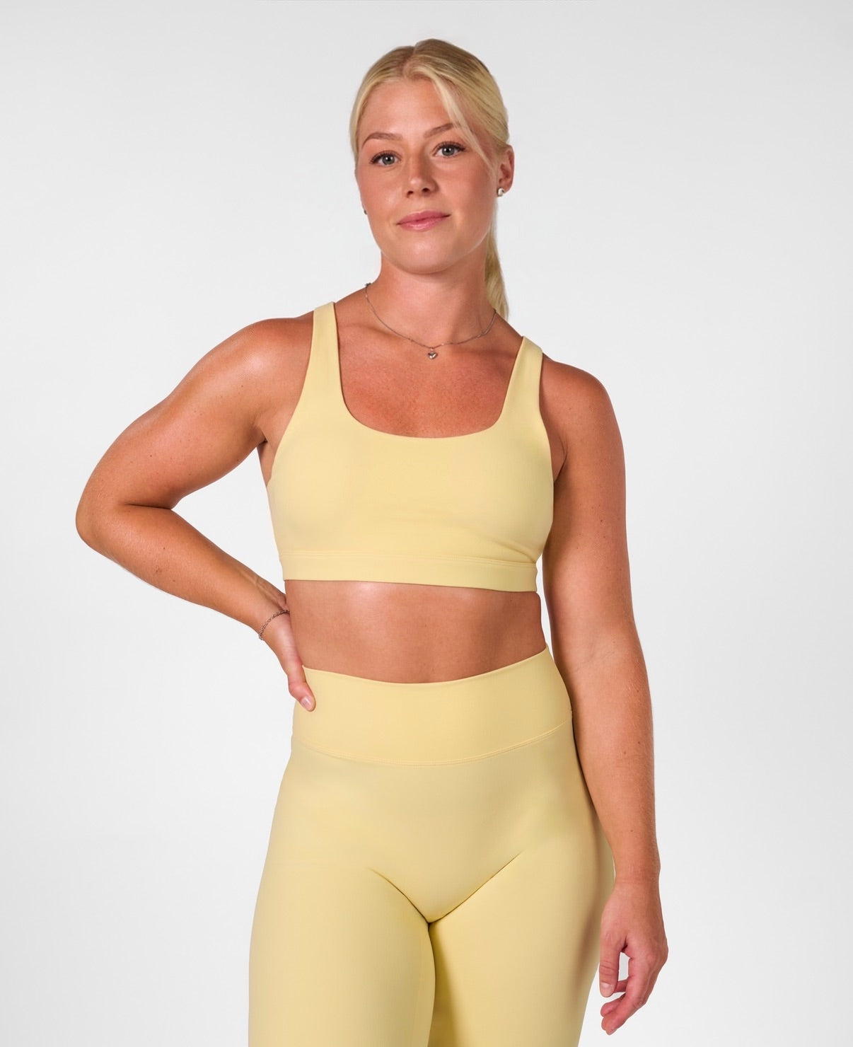 Helen Sports Bra Pastel Yellow