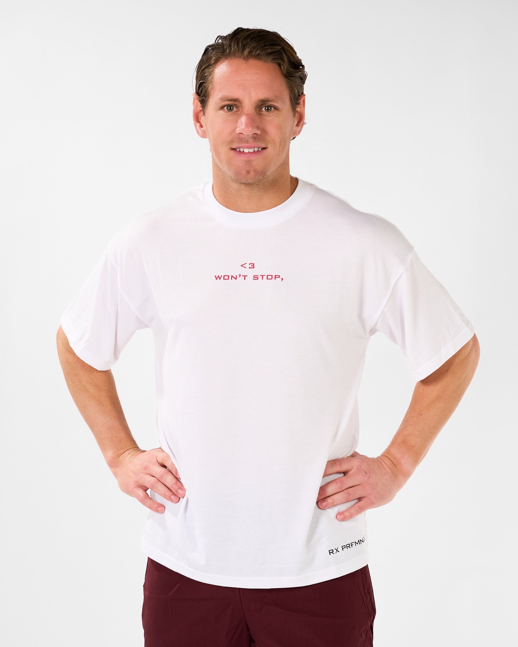 Gym Love Tee White-3