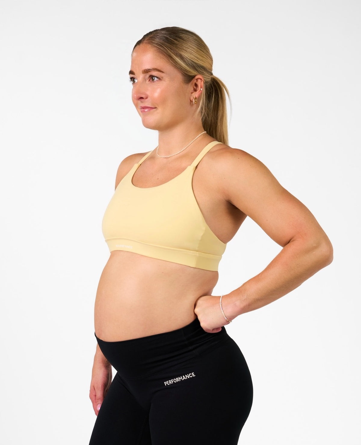 Isabel Sport Bra Soft Lemon-2