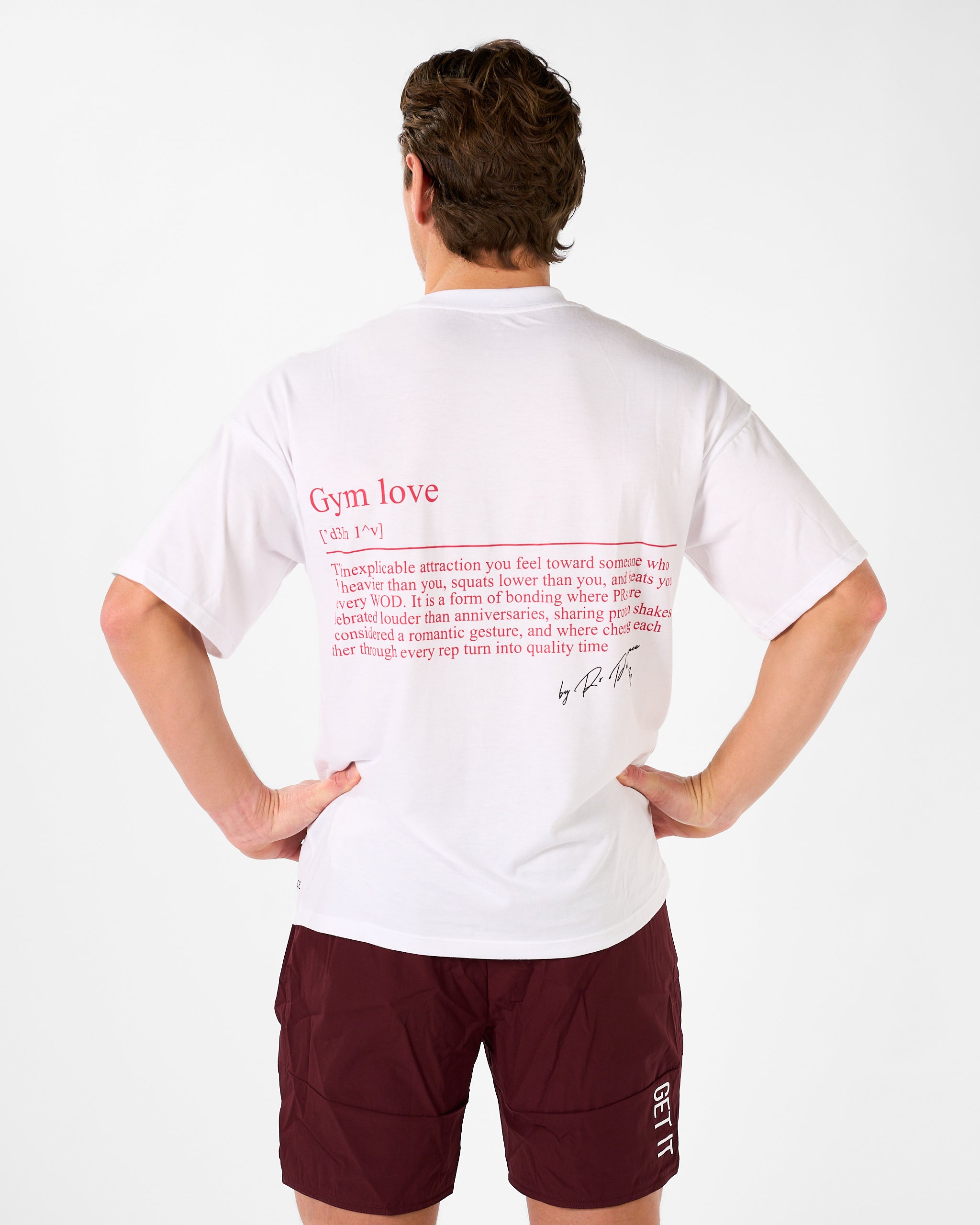 Gym Love Tee White-5