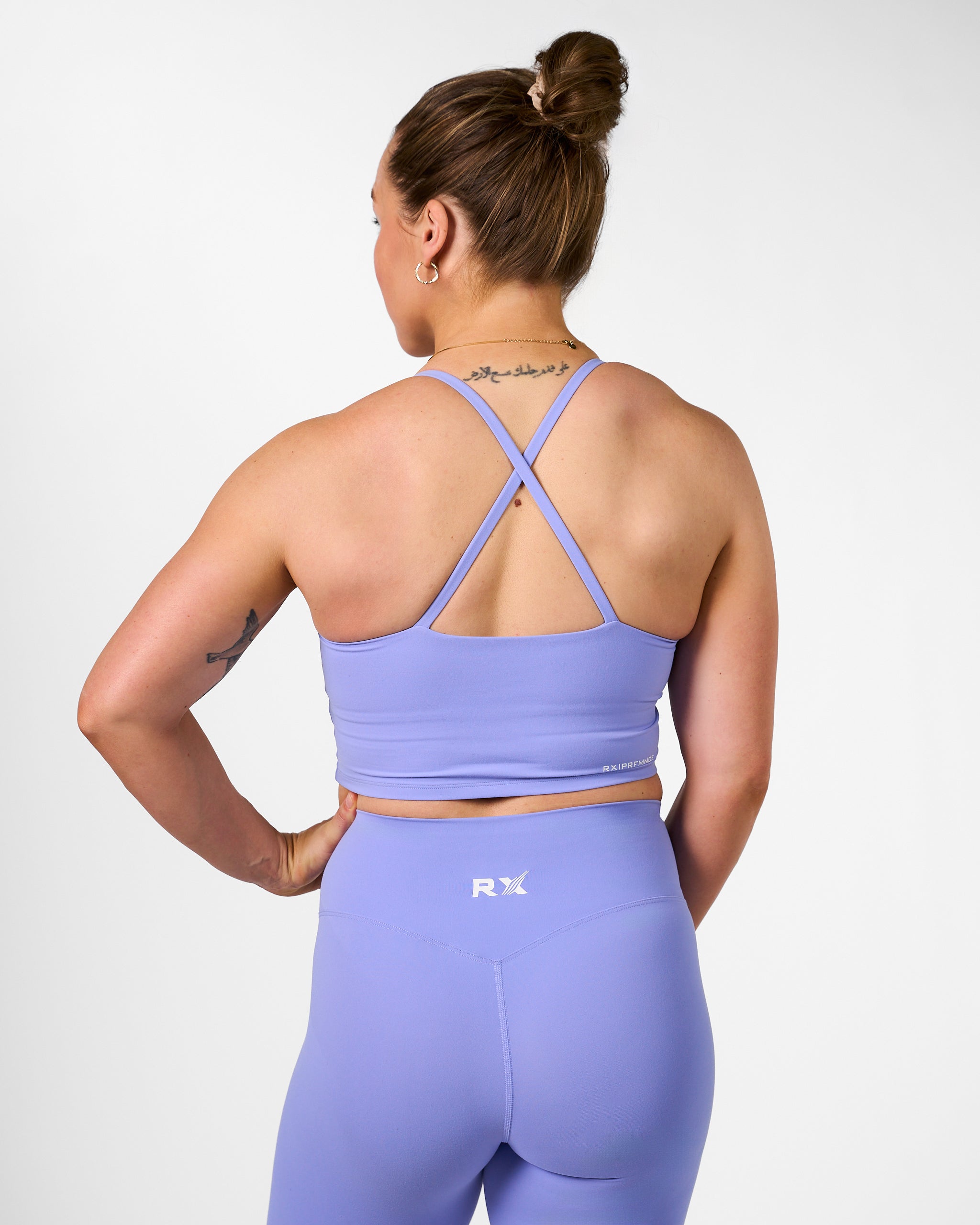 Isabel Crop Top Sky Lavender-3