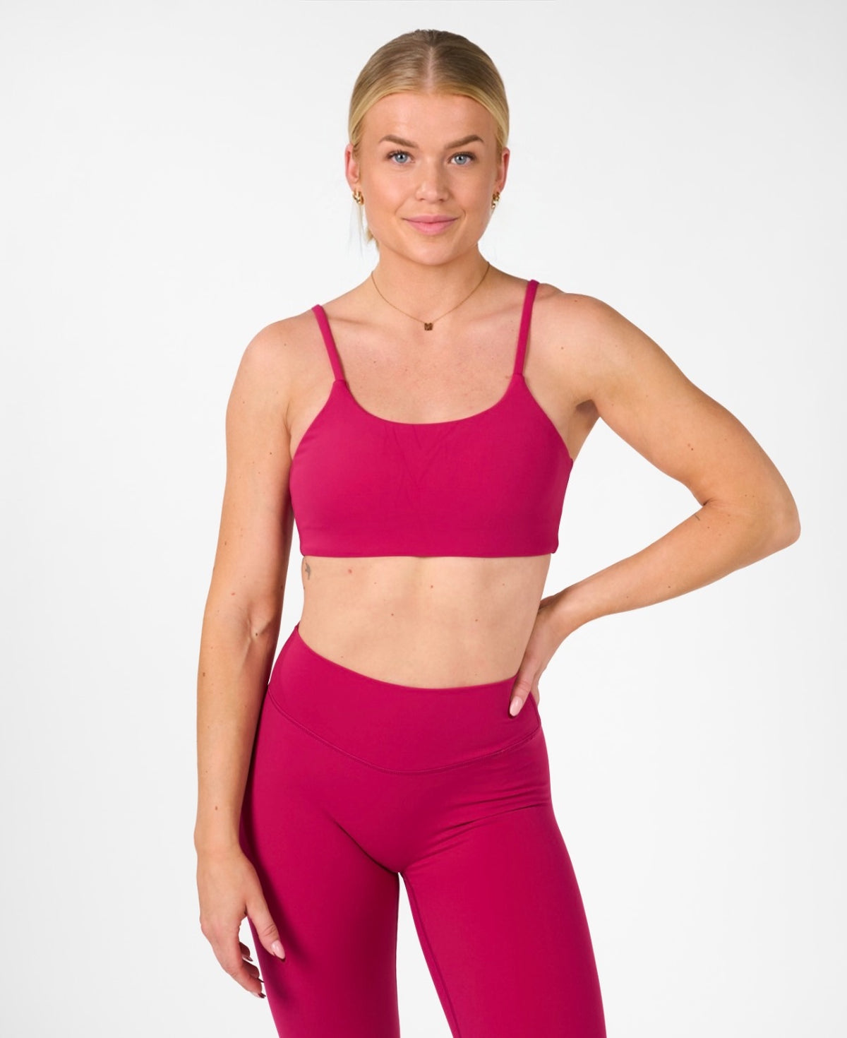 Kelly Sport Bra Deep Peony-1
