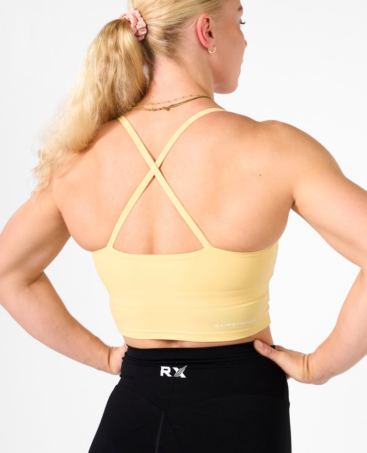 Isabel Crop Top Soft Lemon-3