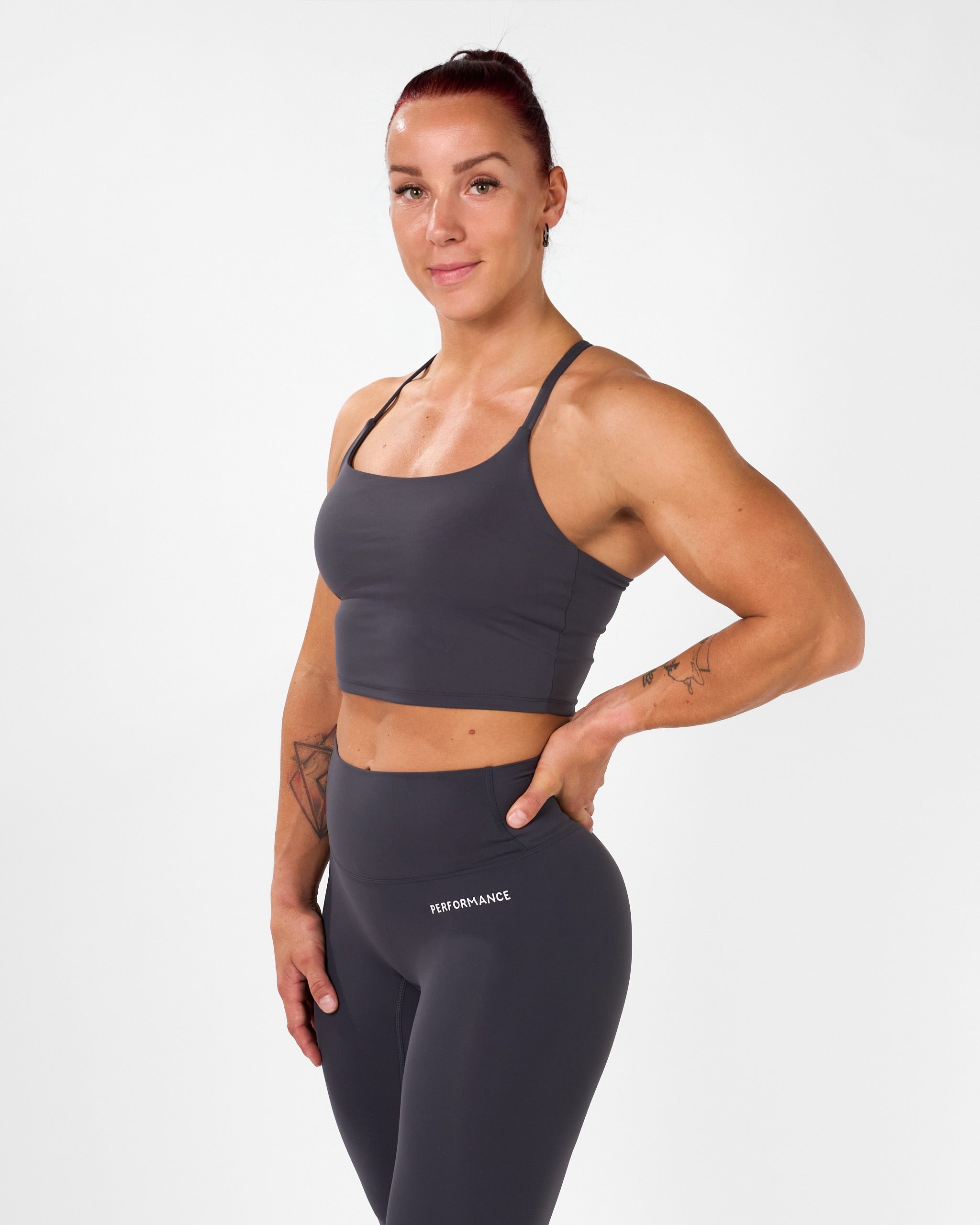 Isabel Crop Top Dark Moonlight