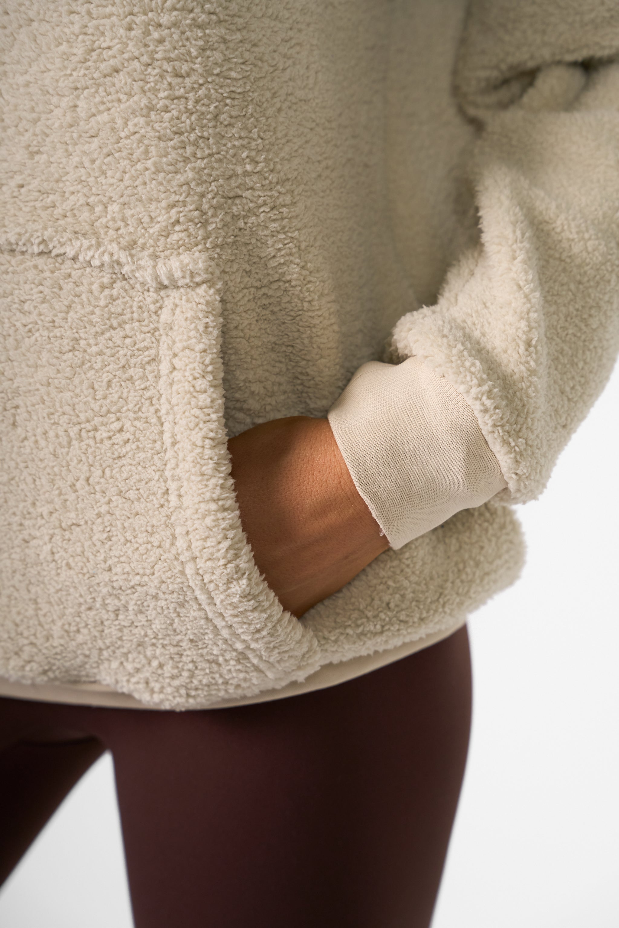 Teddy Hoodie Off White-5