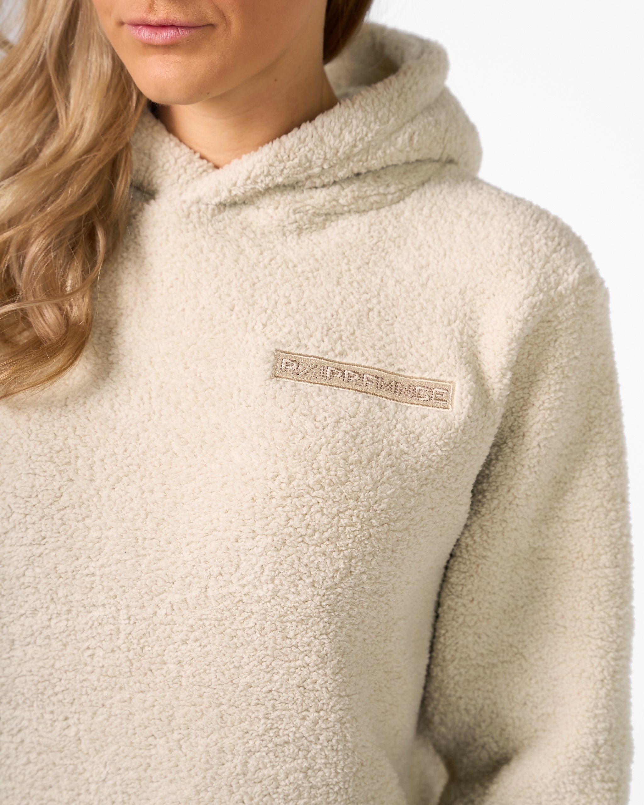 Teddy Hoodie Off White-4