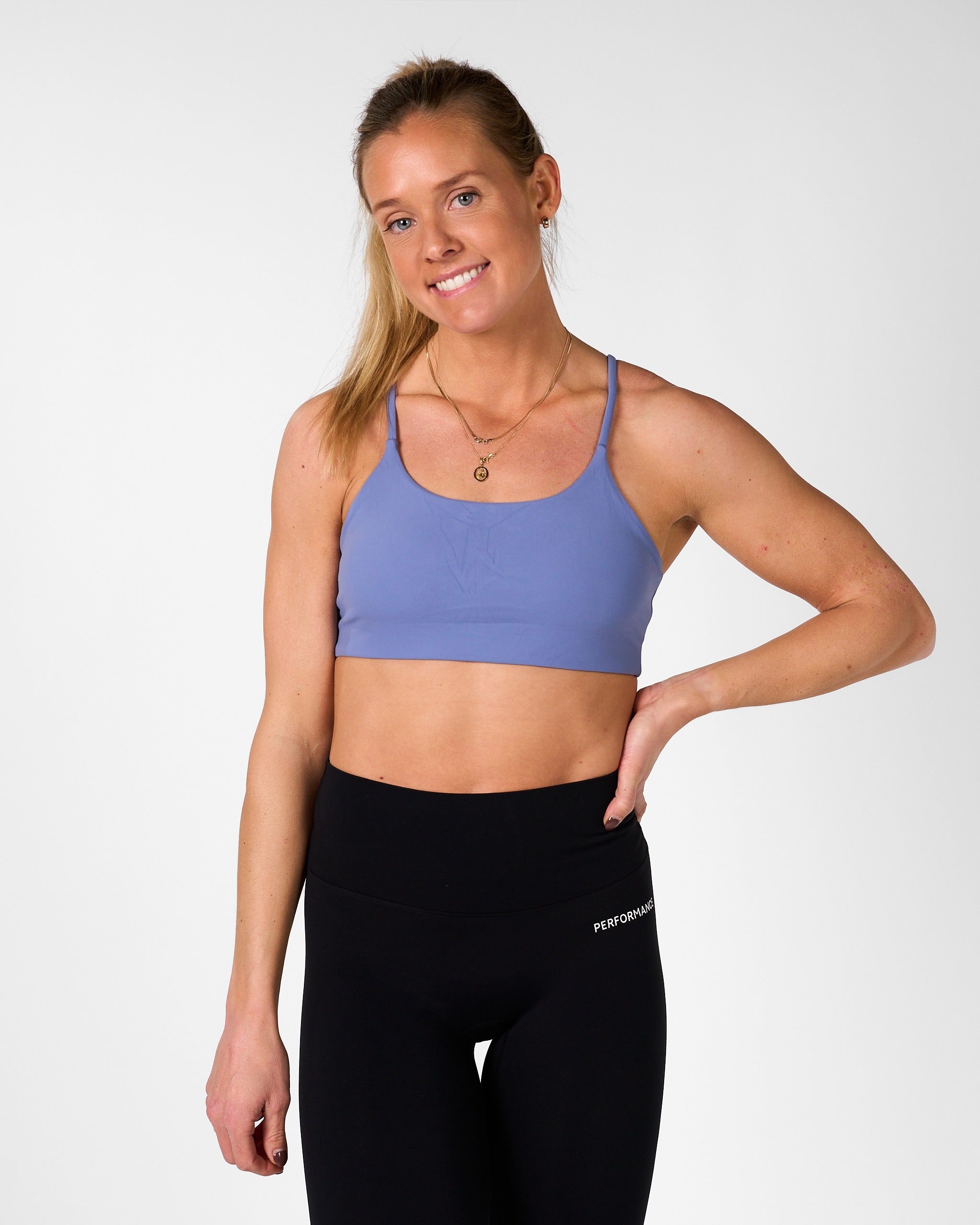Kelly Sport Bra Dusty Blue