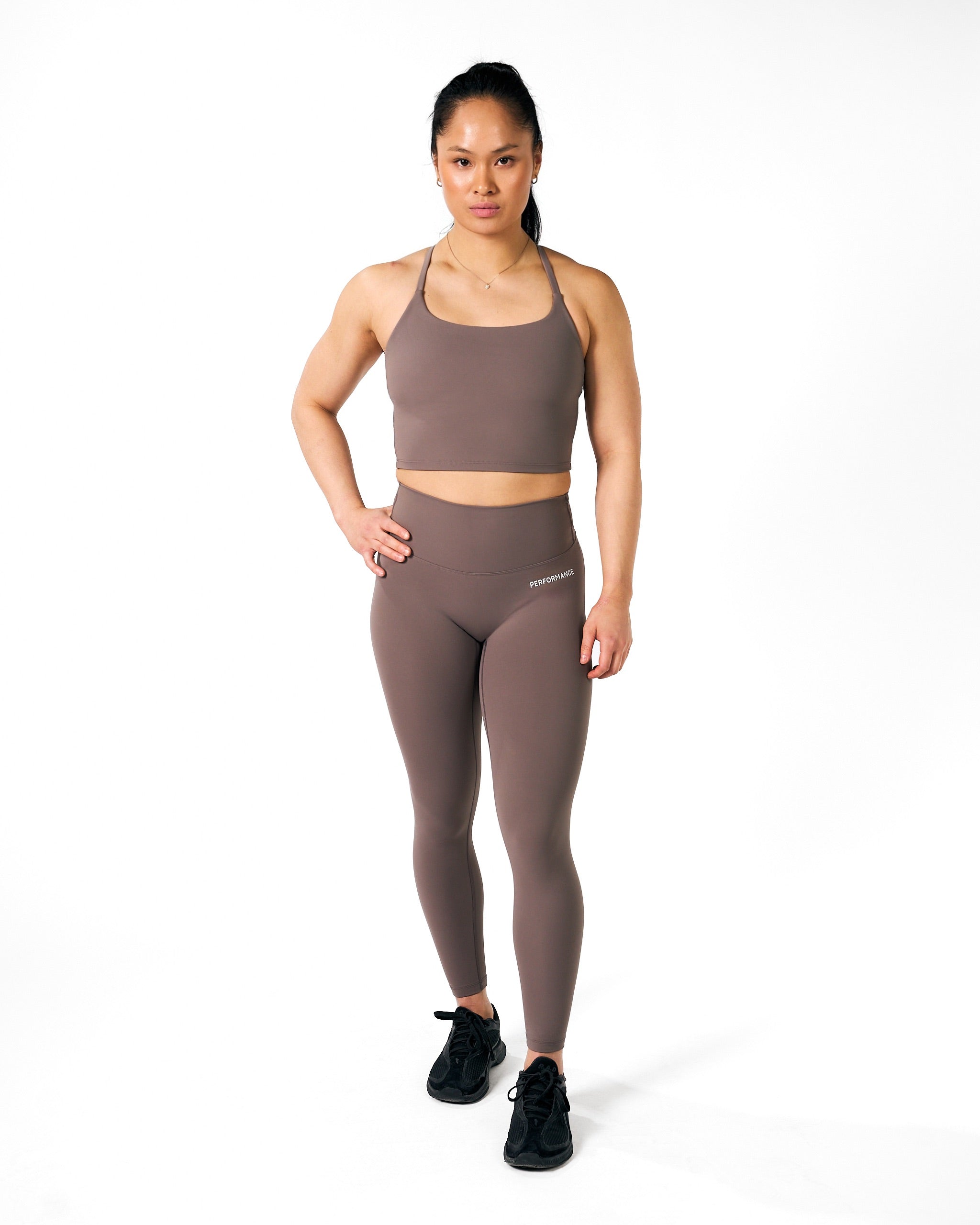 Isabel Crop Top Greige-3