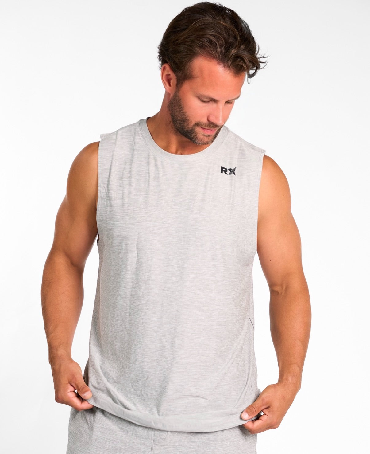 Core Tank Top Heather Grey-2