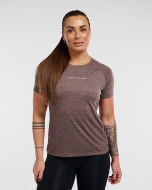 Greatness Women’s T-shirt Melange Brown