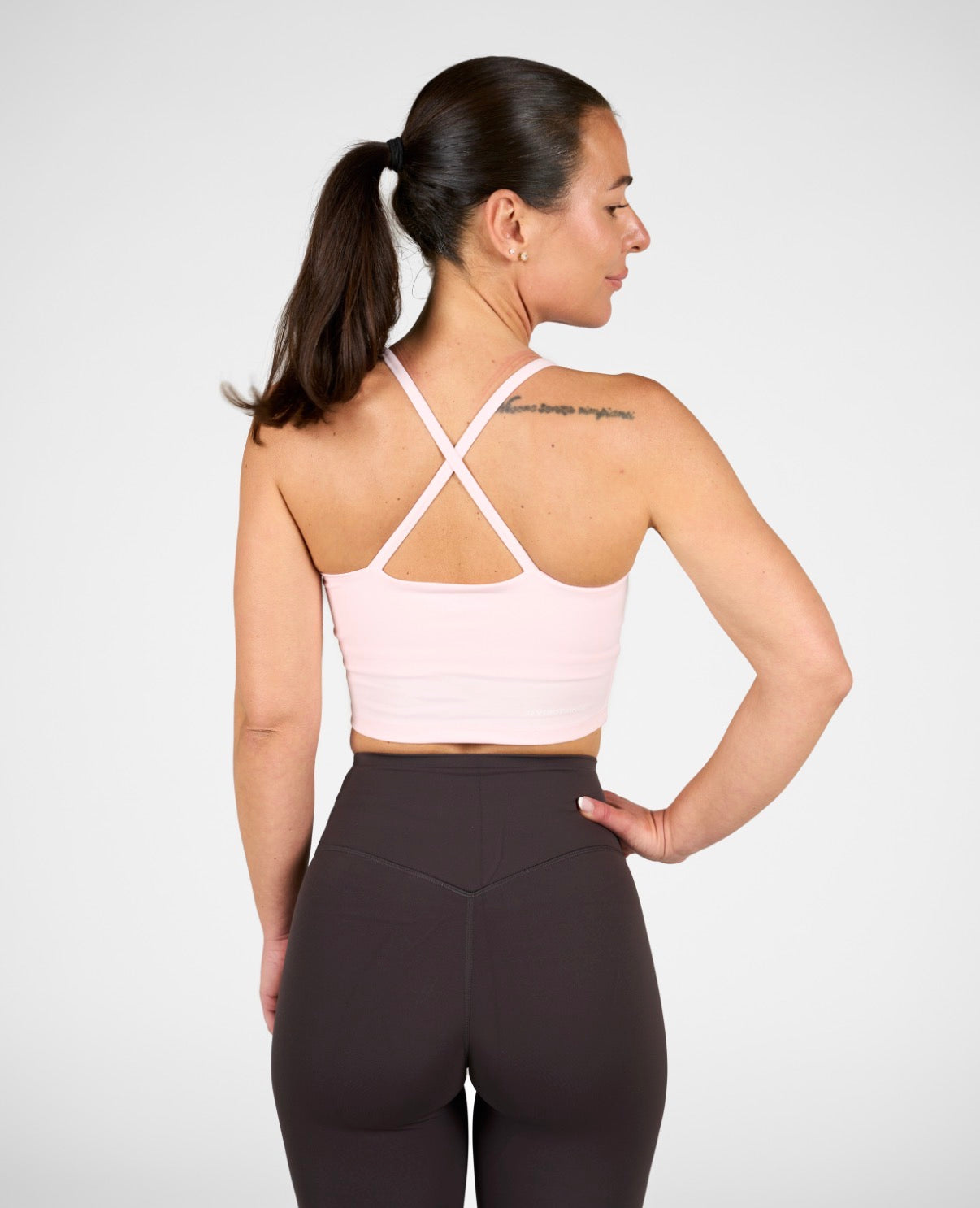 Isabel Crop Top Soft Pink-3