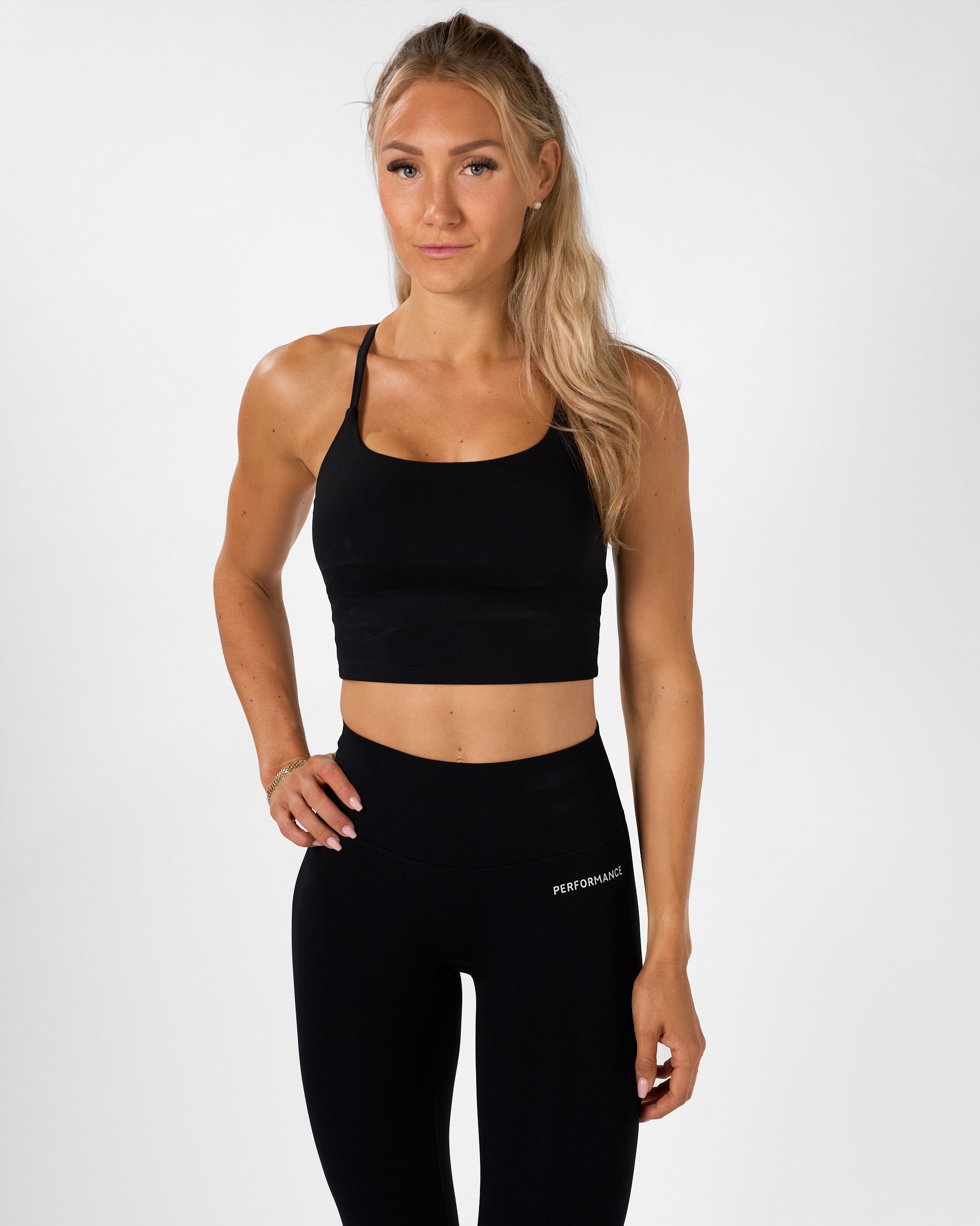 Isabel Crop Top Black