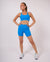 Isabel Shorts Blue Butterfly