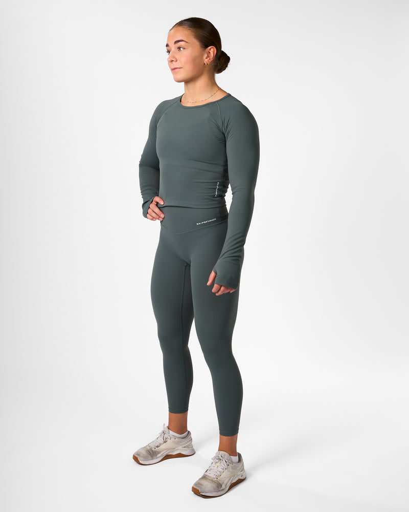 Top Diane Manga Larga Blanco