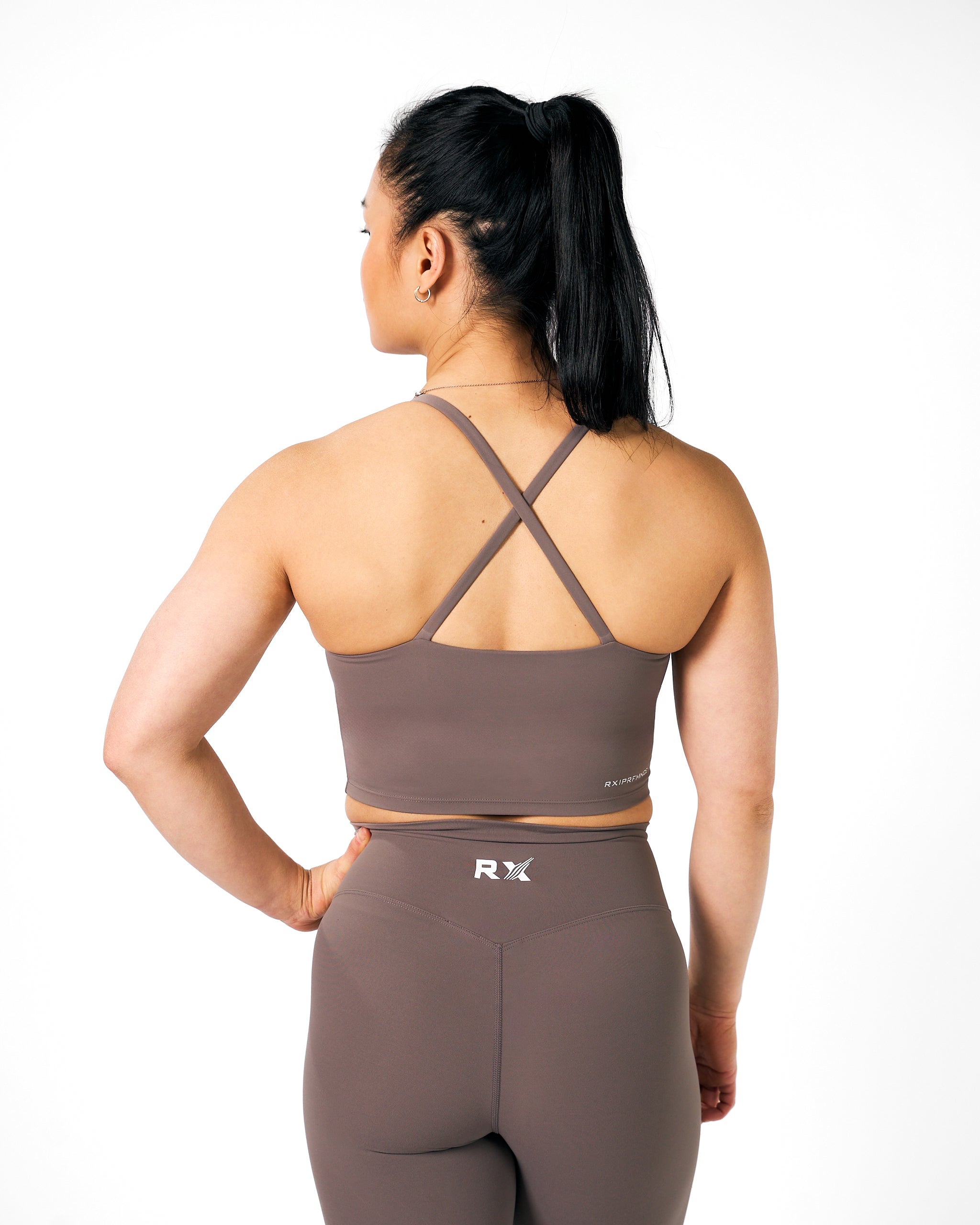 Isabel Crop Top Greige-4