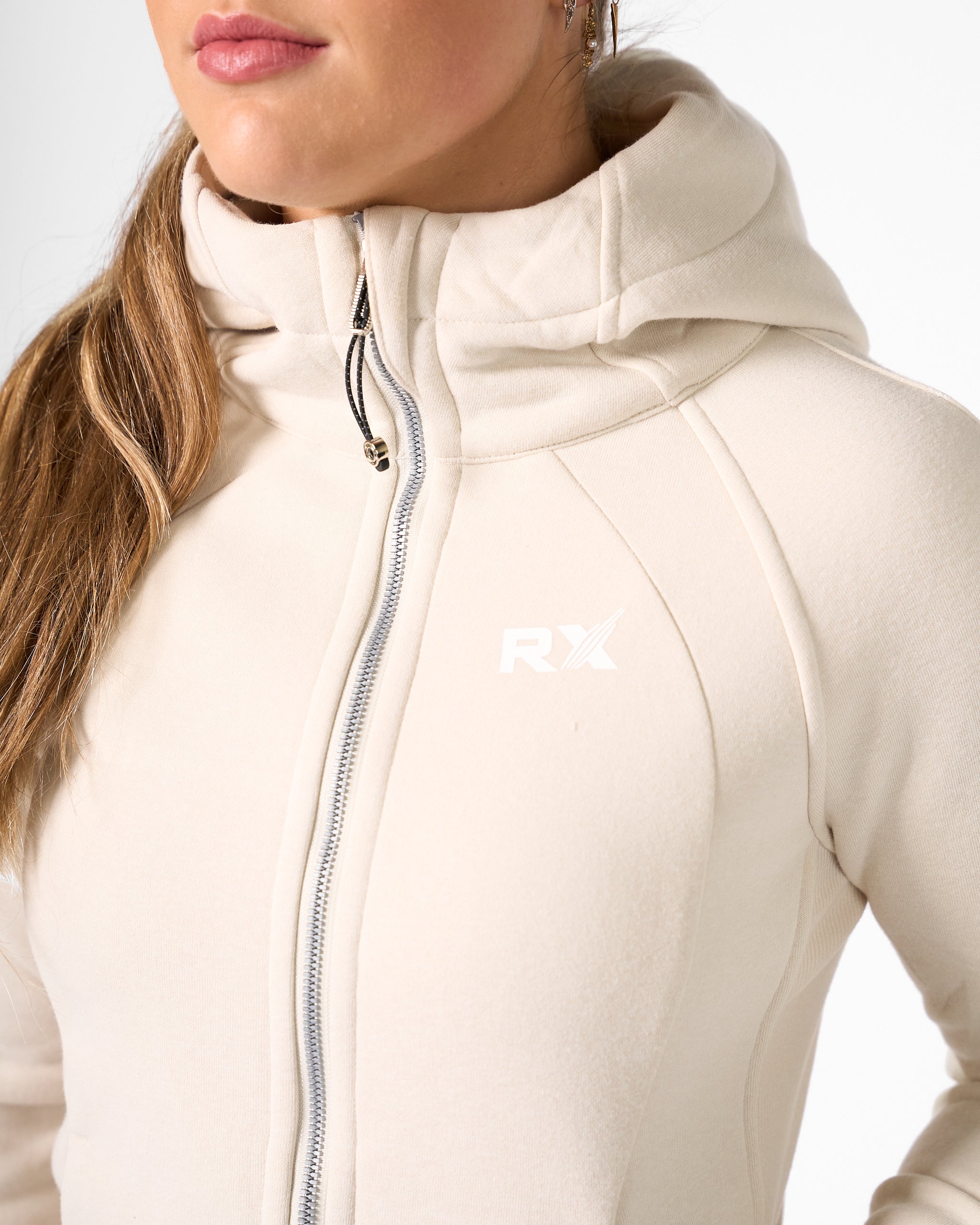 Karen Zip Hoodie Off White