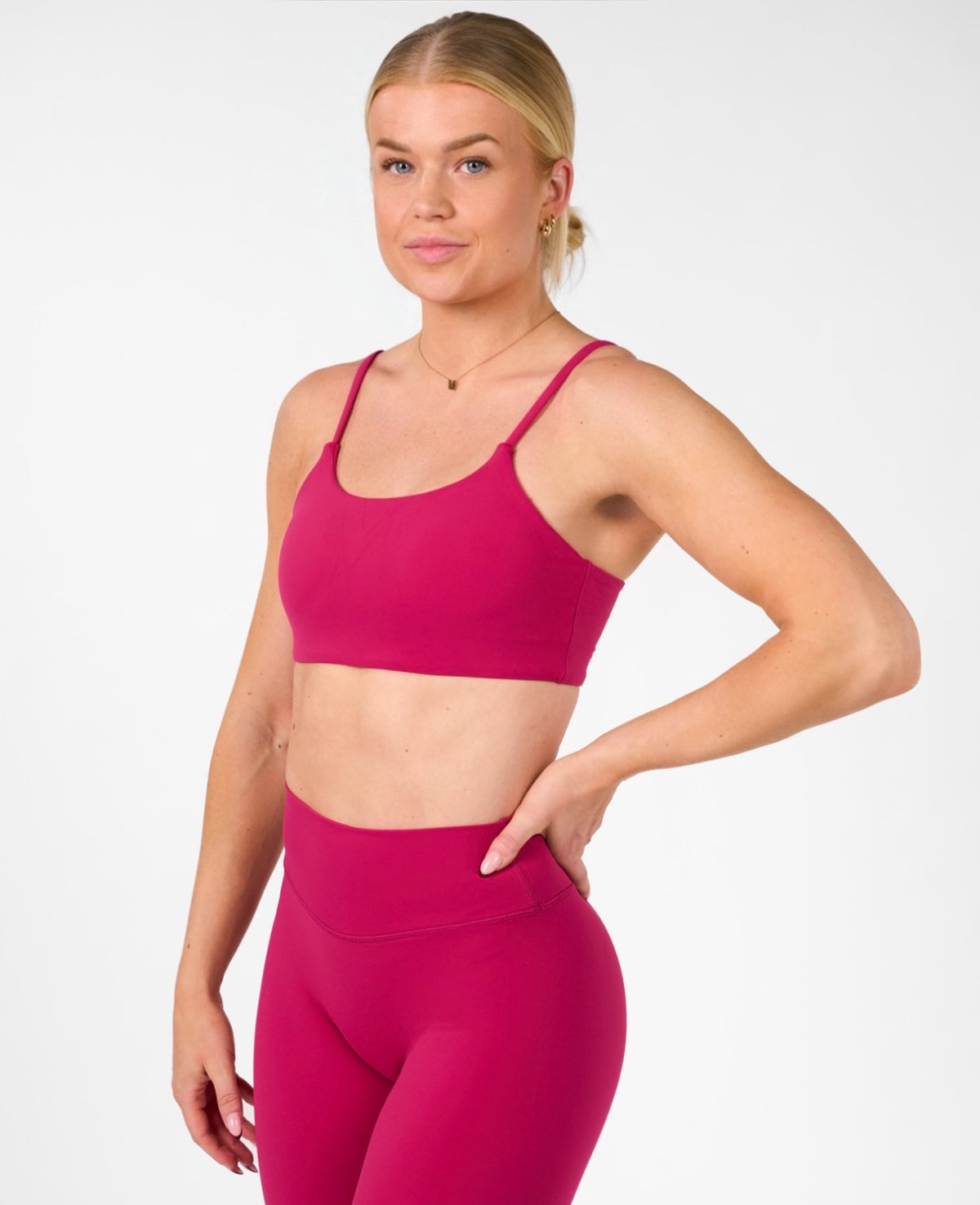 Kelly Sport Bra Deep Peony-2