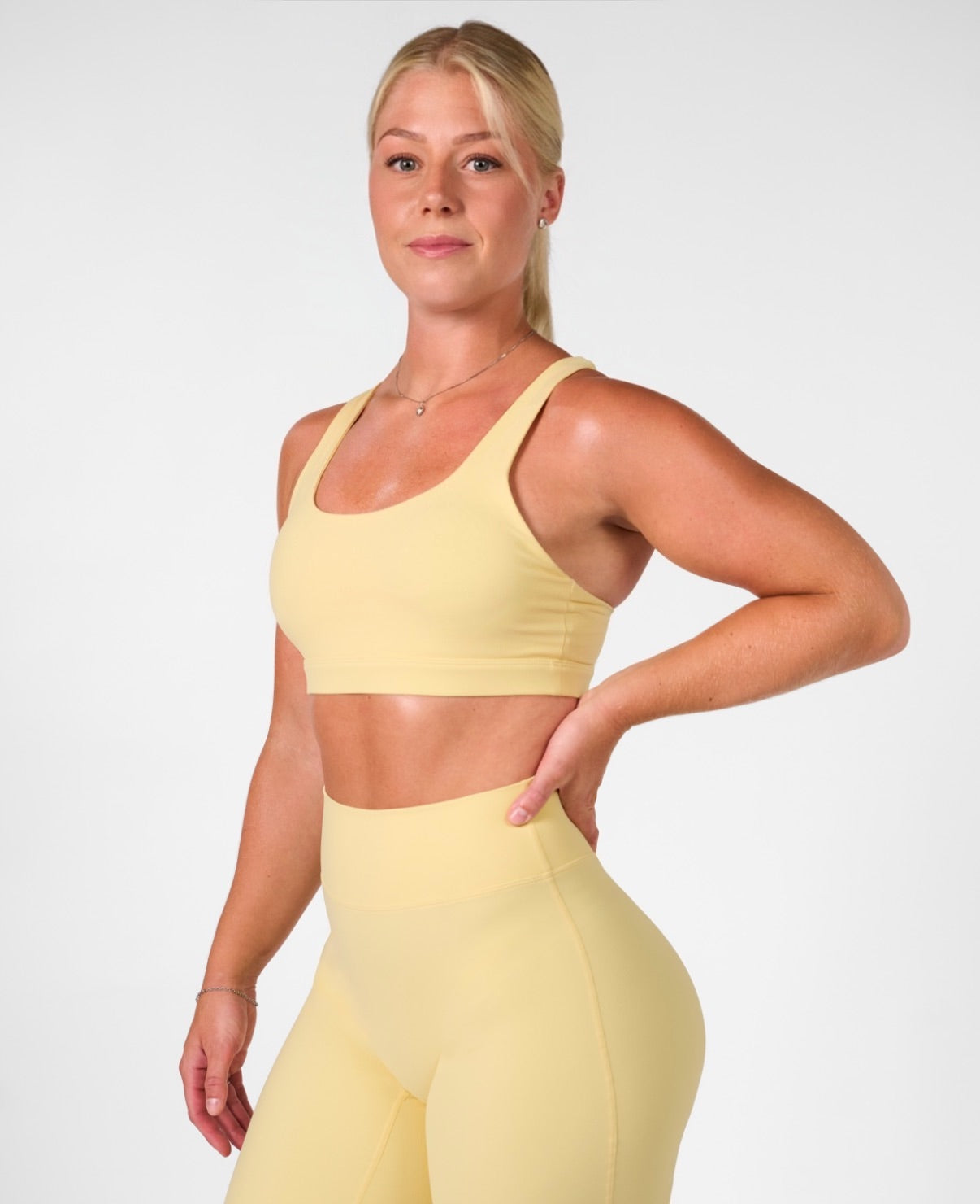 Helen Sports Bra Pastel Yellow