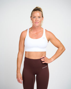 Karen Sports Bra Fresh White