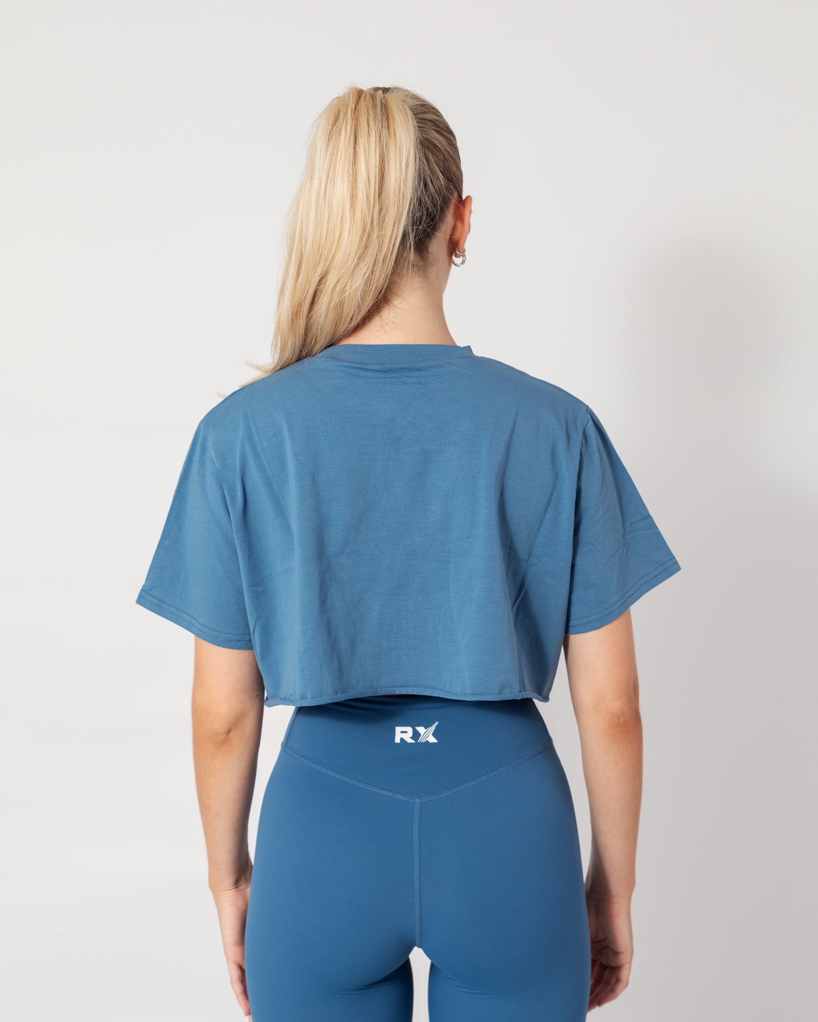 Diane Crop Top Weavy Blue-3