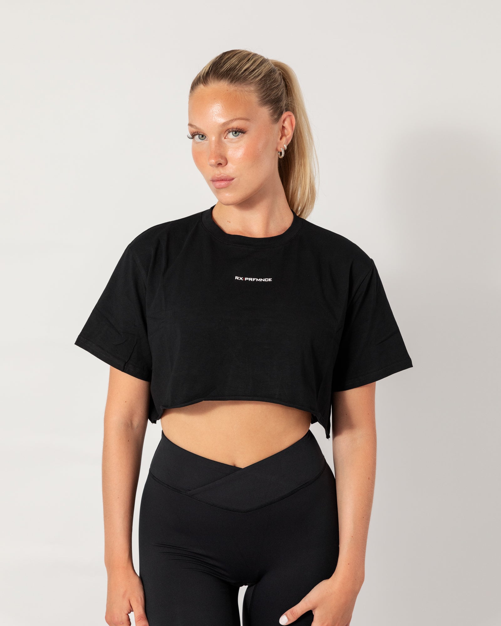 Top corto Diane Negro