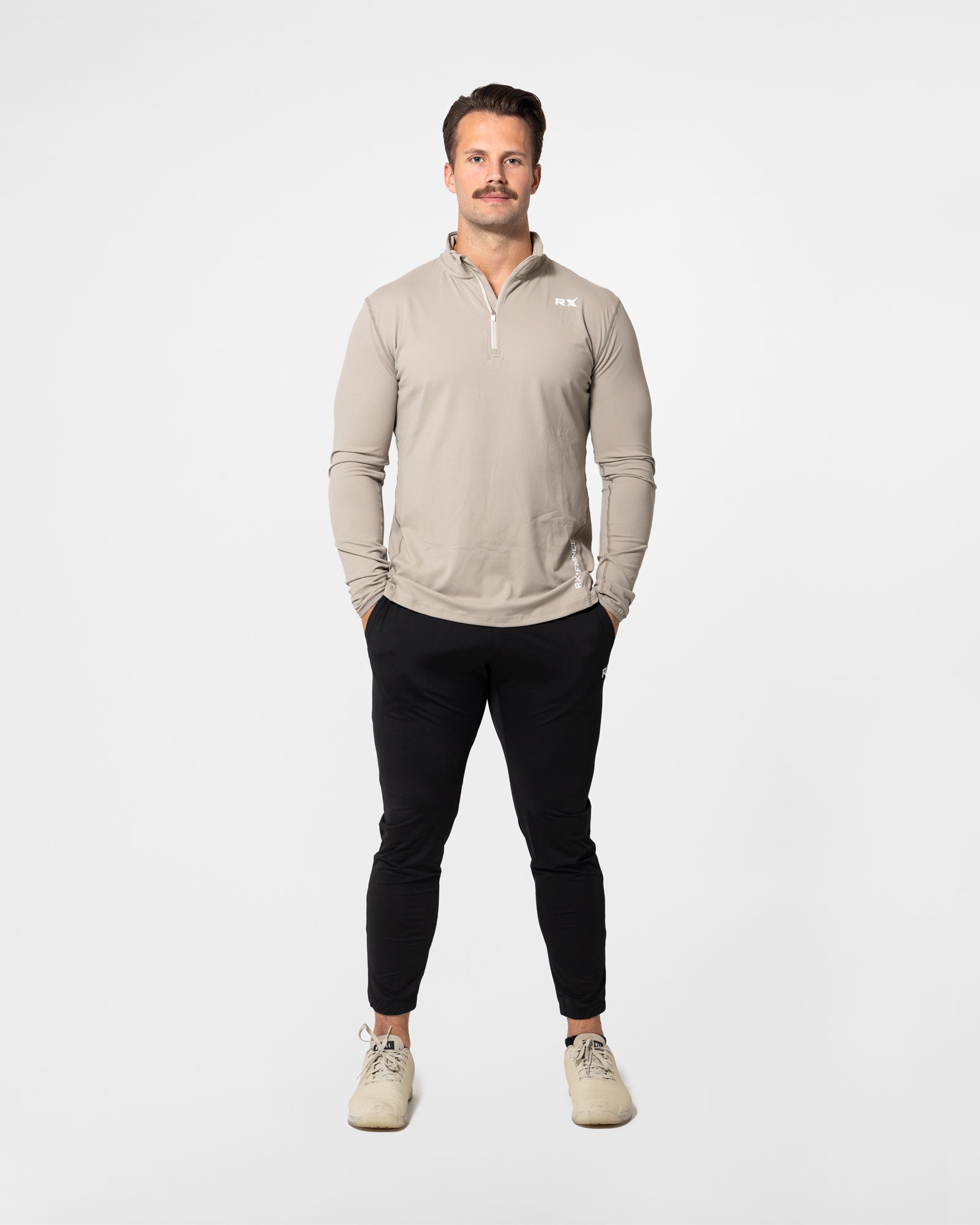Performance Long Sleeve Beige-4