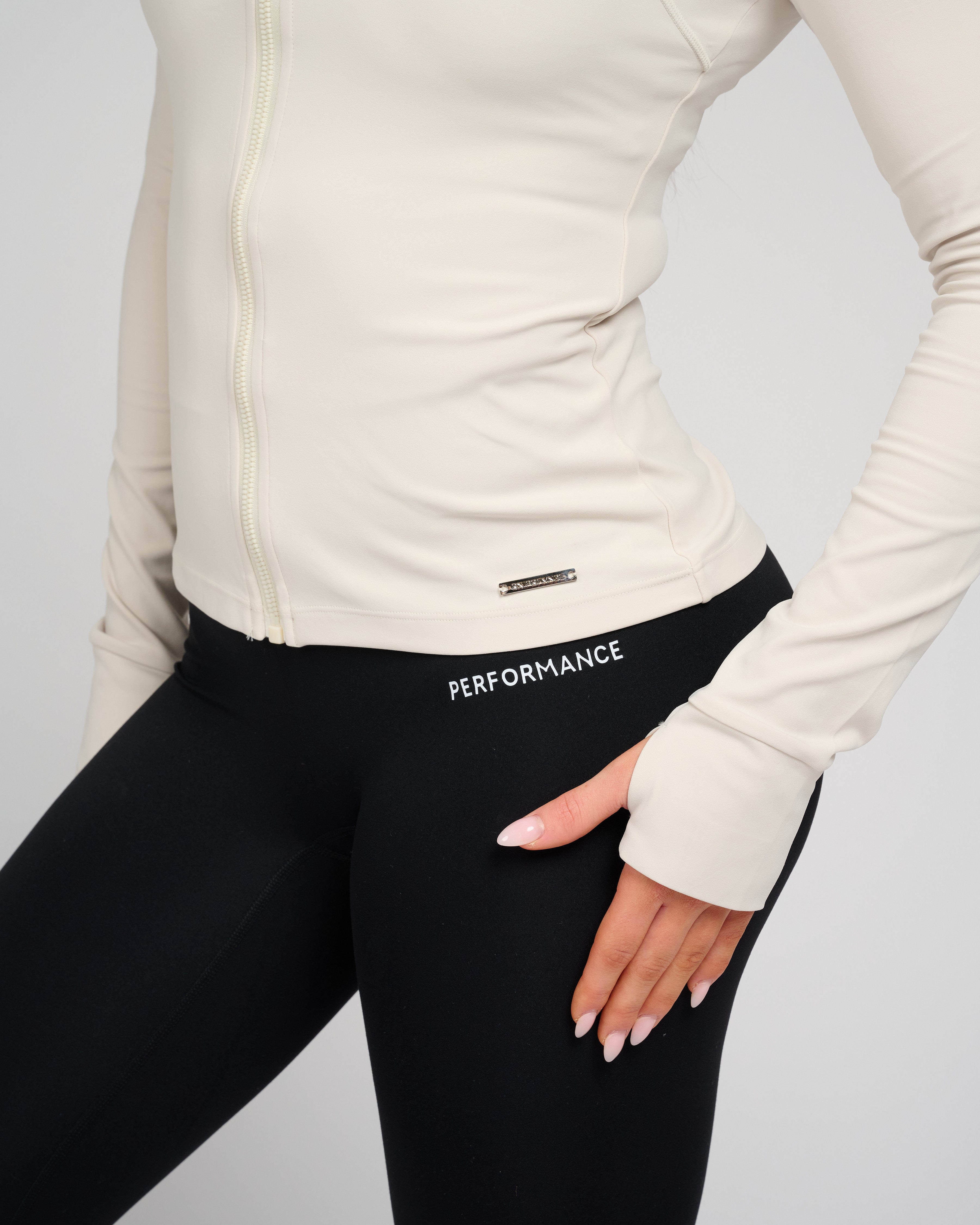 Helen Zip Longsleeve White-3