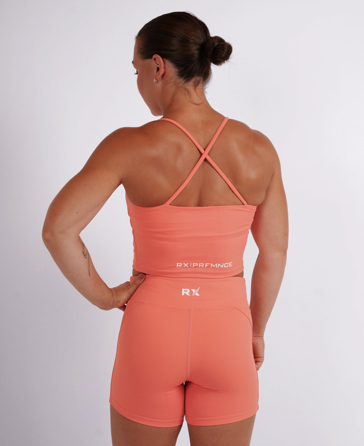 Nancy Tank Top Sunset Coral-2