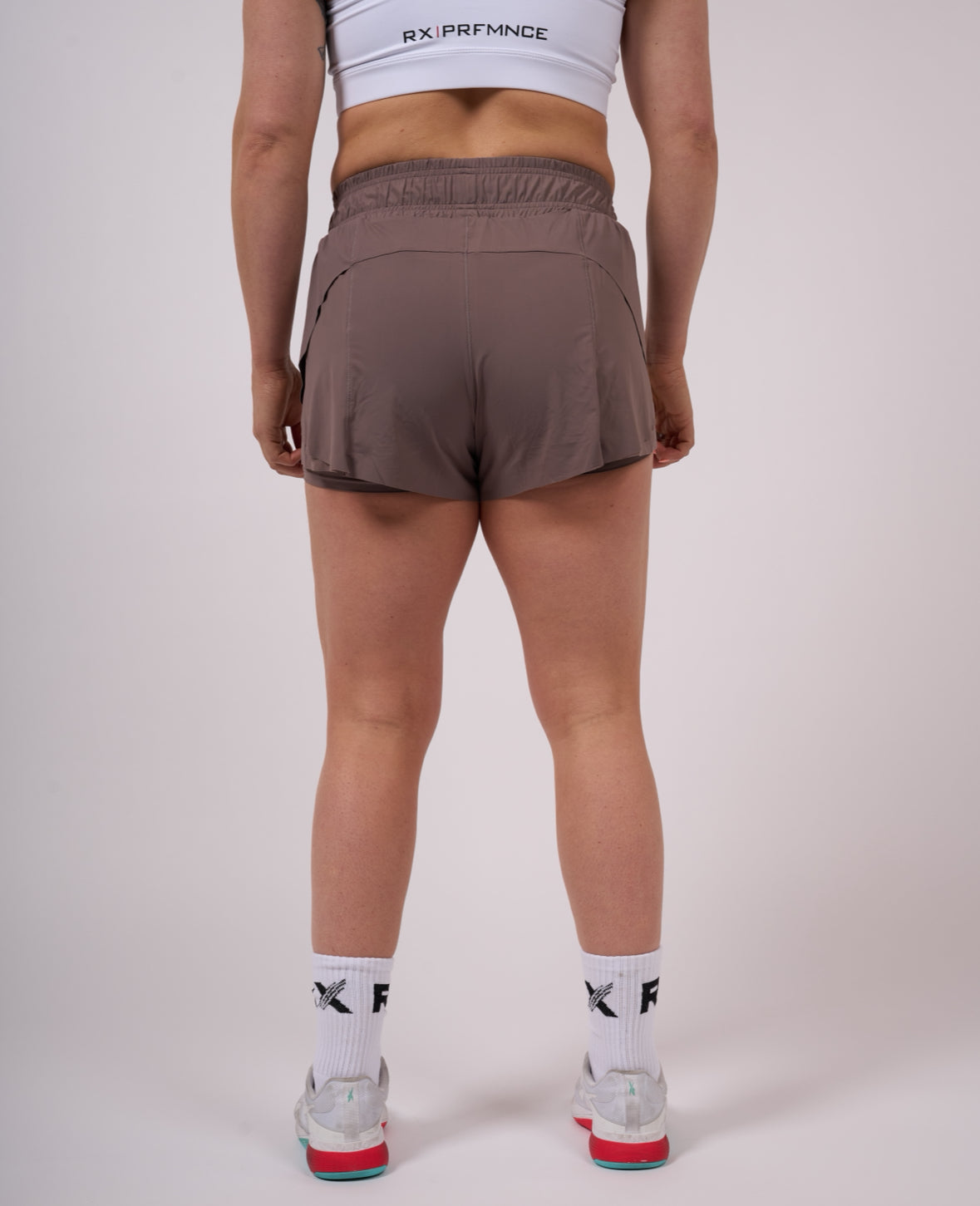 Performance Running Shorts Taupe-3