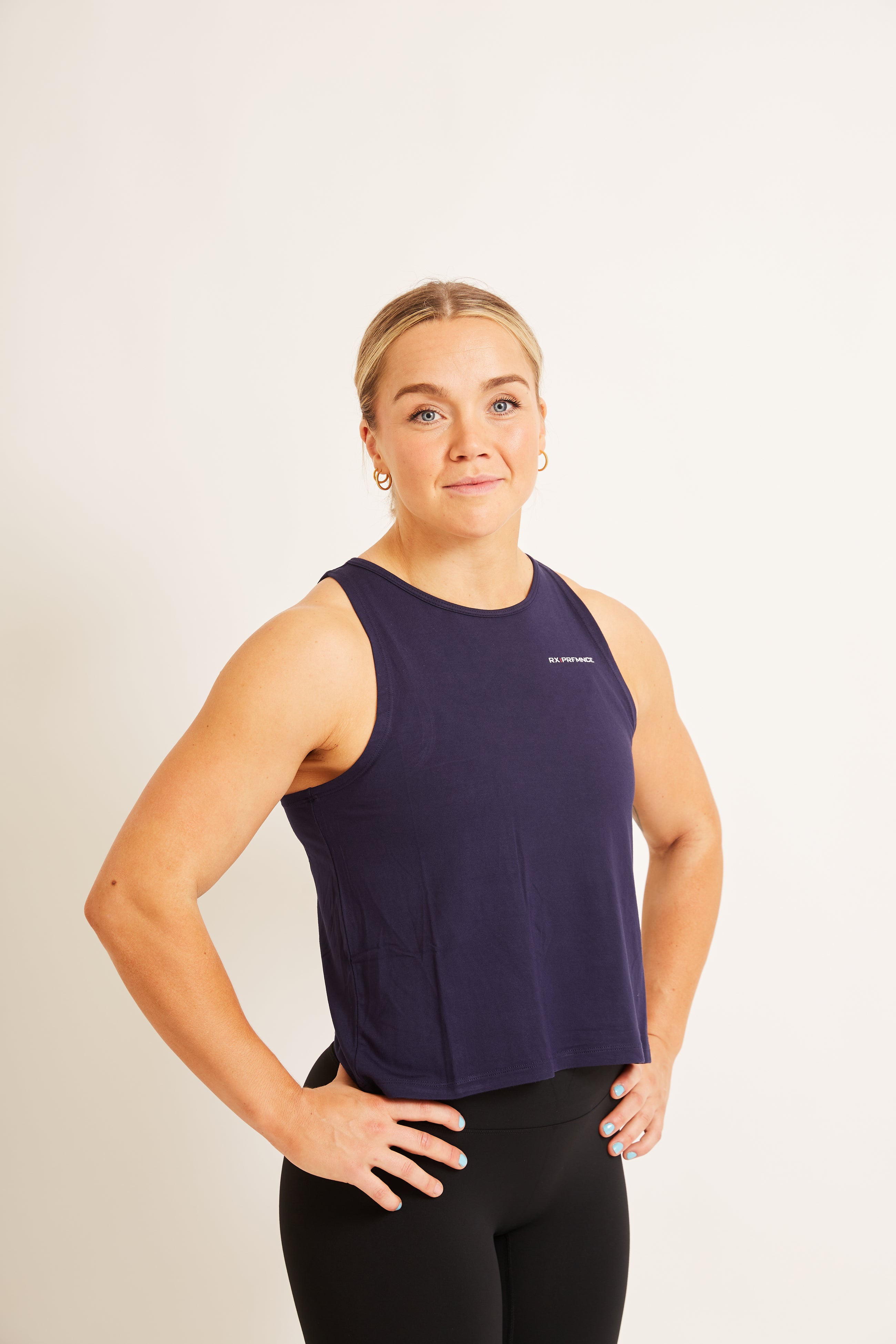 Diane Tank Top Mørkeblå