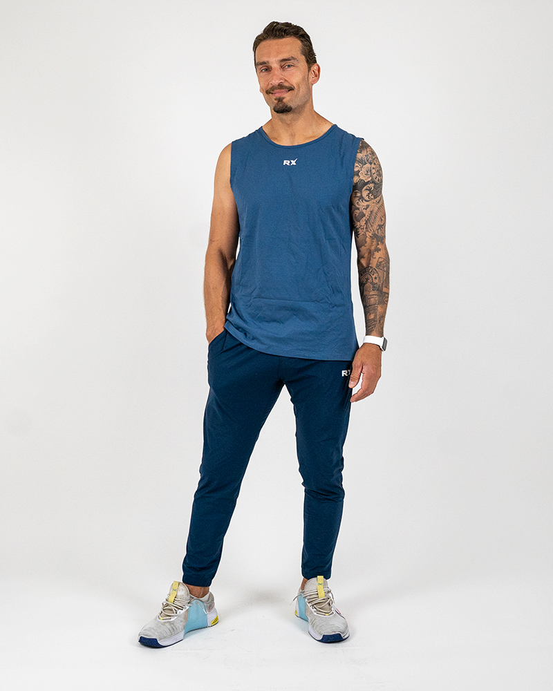 Strike Tank Top Midnight Blue