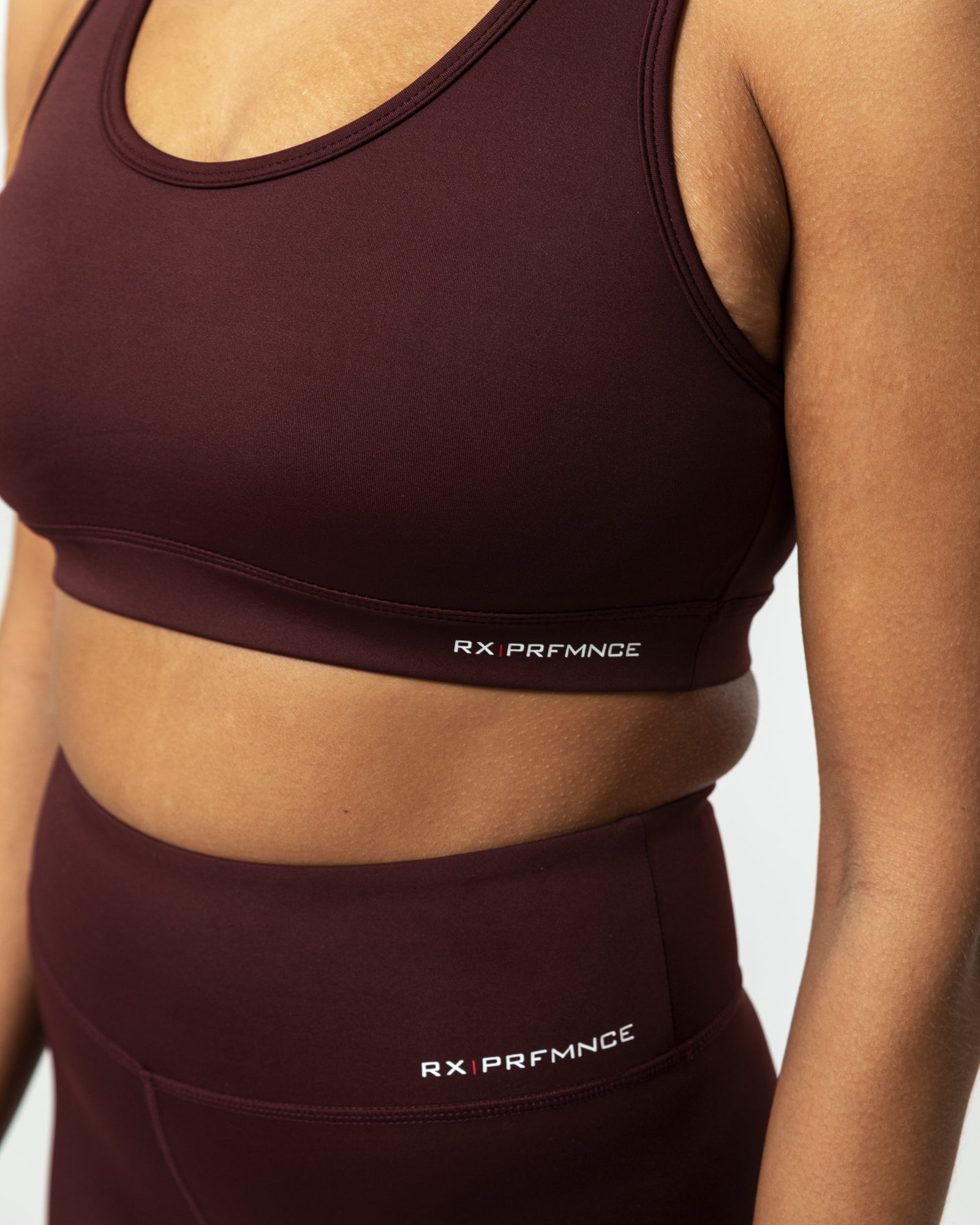 Grace Sport Bra Burgundy-3