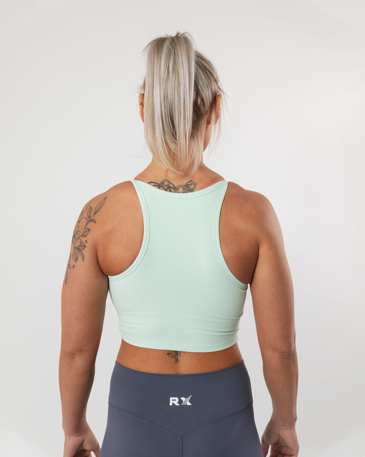 Annie Crop Top Mint Green-6