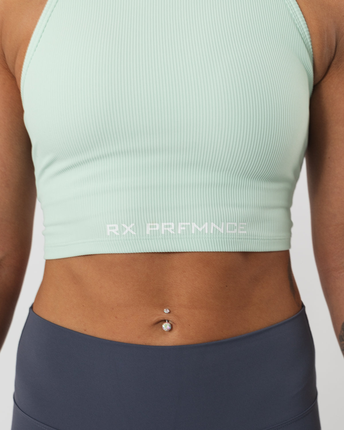 Annie Crop Top Mint Green-3