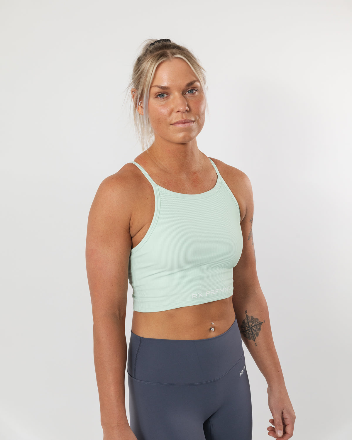 Annie Crop Top Mint Green-4